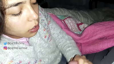 Kuv nqos tag nrho kuv tus txiv cov kua mis - Qhia tus nplaig nrog CUM